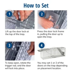 Havahart 1045 Live Animal Two-Door Trap -Home & Garden Zone 1045 3 698 MediaPgLarge 58783.1615747401