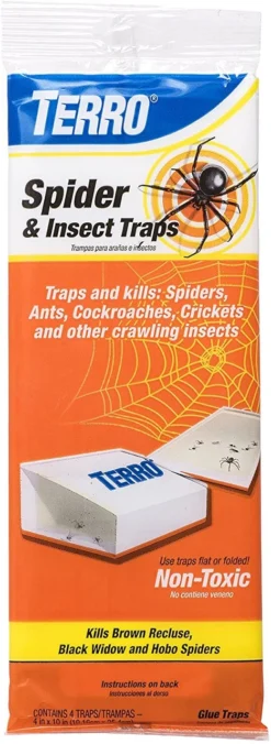 Terro Spider & Insect Glue Traps, 4pc