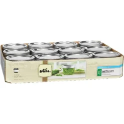 BALL Kerr Half Pint Wide Mouth Jar, 12 Pack