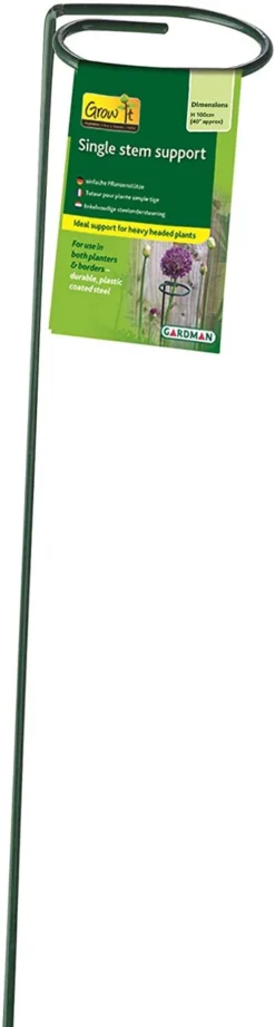 Gardman R715 Single Stem Blossom Support, 24" High With 2" Loop