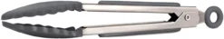 Tovolo Mini Silicone Tongs, Charcoal