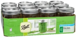 Ball Pint Wide Mouth Jar, 12 Pack