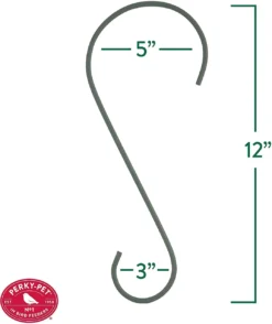 Perky Pet Metal Hook, 12" -Home & Garden Zone 71BQMuNLPyL. AC SL1500 74664.1613848837