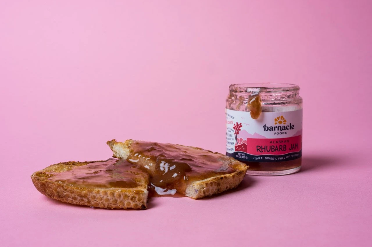 Barnacle Rhubarb Jam, 4.6oz 3 Barnacle Rhubarb Jam, 4.6oz - Image 3