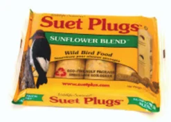 Wildlife Sciences Sunflower Suet Plug, 4pc