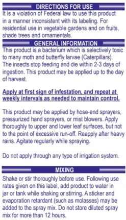 Bonide Thuricide Concentrate, 8oz -Home & Garden Zone Thuricide three 82737.1648163646