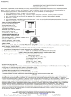 Bonide Auto Mix & Spray Hose End Sprayer -Home & Garden Zone back 40186.1651007807