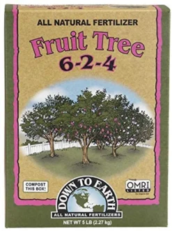 Down To Earth Organic Fruit Tree Fertilizer Mix 6-2-4, 5lb