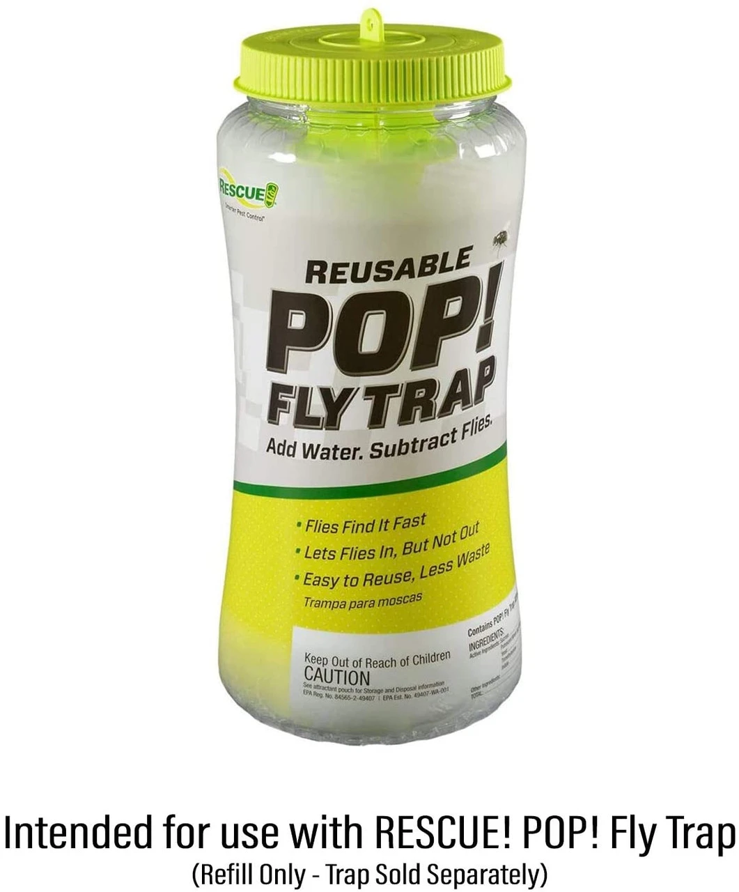 Rescue POP! Fly Trap Attractant Refill 2 Rescue POP! Fly Trap Attractant Refill - Image 2