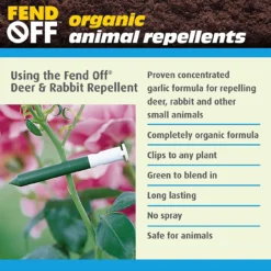 Fend Off Deer/Rabbit Organic Odor Clips -Home & Garden Zone blob 40919.1621964345