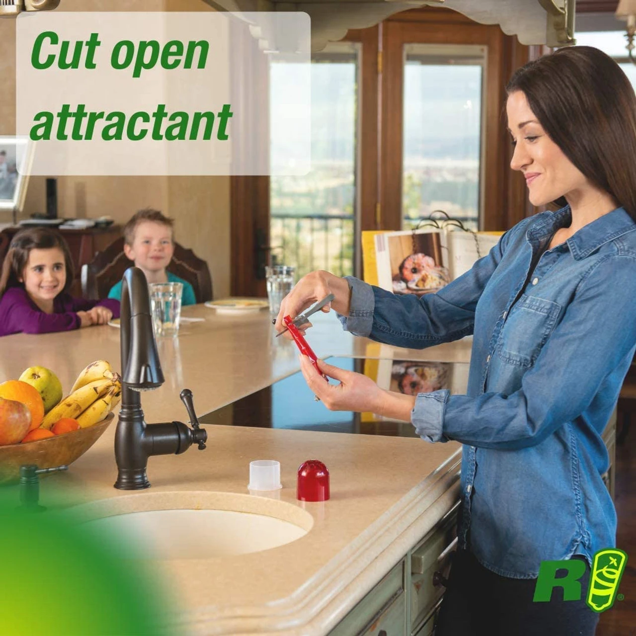 Rescue Indoor Reusable Fruit Fly Trap 4 Rescue Indoor Reusable Fruit Fly Trap - Image 4