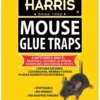 Harris Pre-Baited Mouse Glue Traps, Non-Toxic And Fully Disposable, 4pk
