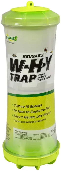 Rescue WHY Trap For Wasps, Hornets, & Yellowjackets
