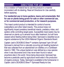 Bonide Captain Jack's Ready To Use DeadBug Brew, 32oz -Home & Garden Zone deadbug three 38468.1648602385