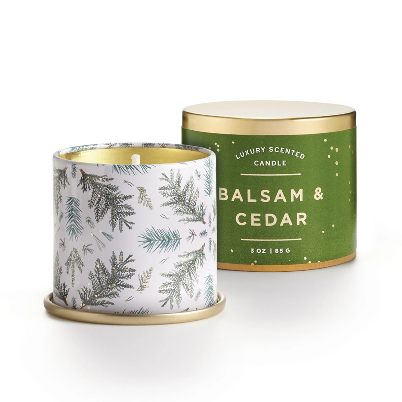 Illume Balsam & Cedar Demi Vanity Tin Candle, 3oz 1 Illume Balsam & Cedar Demi Vanity Tin Candle, 3oz