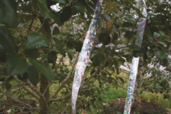 Dalen Holographic Scare Tape, 3/4" -Home & Garden Zone scare tape tree fruit protection 693x@2x 75806.1674781549